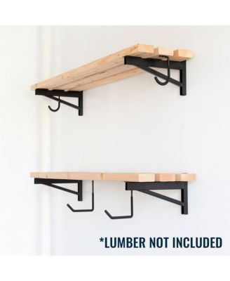 DIY Wall Shelf Brackets | Heavy Duty Garage Wall Shelves