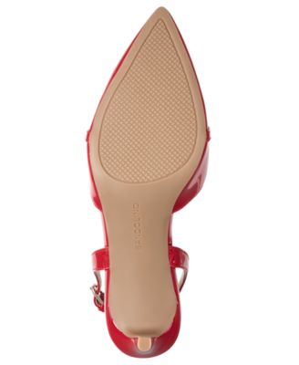 Women's Pracen Bow Slingback Kitten Heel Pumps