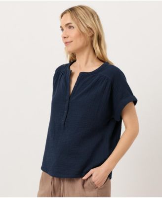 Women's Cotton Coastal Double Gauze Popover