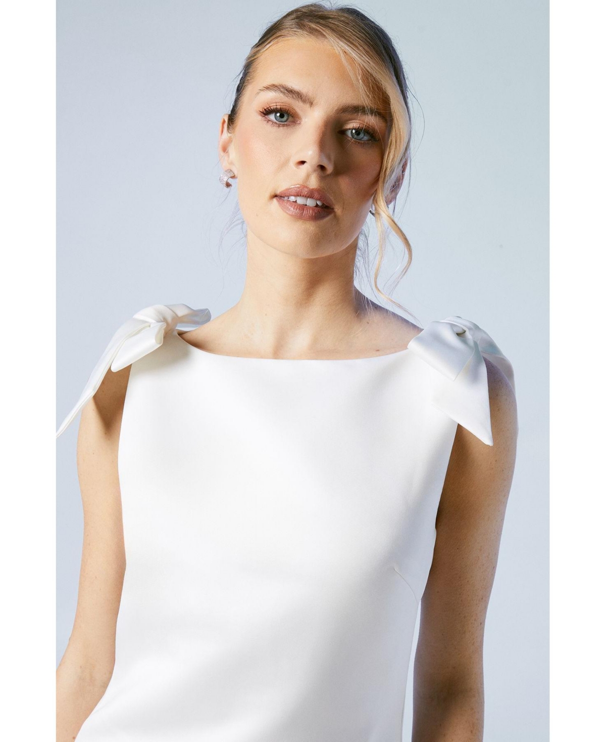 Coast Women's Satin Bow Bridal Mini Dress