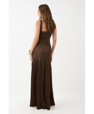 Women's Premium Pleated Skirt Bridesmaid Dress