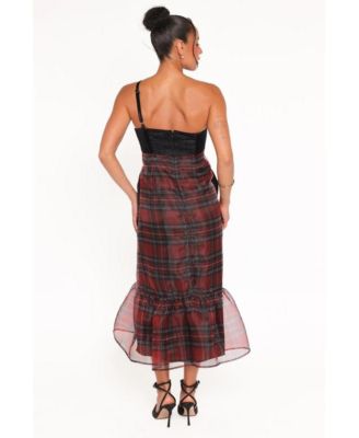 Women's Amelie Bow Front One Shoulder Midi Dress