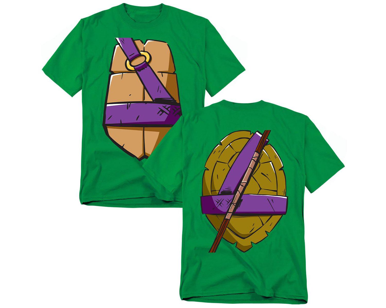 Men's 2012 Donatello Shell Front Back T-Shirt
