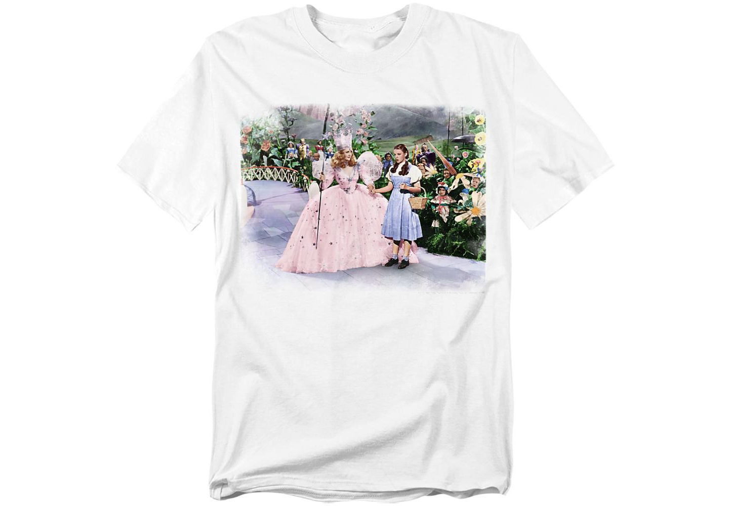 Мужская футболка Wizard Of Oz Dorothy And The Good Witch, цвет: Белый — фото 1