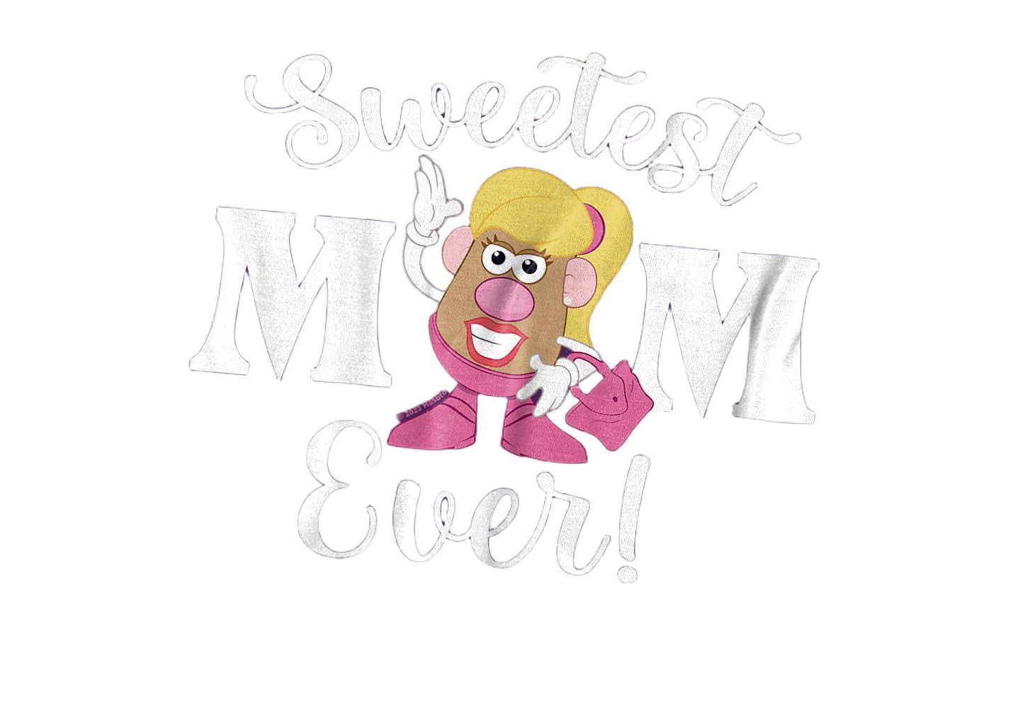 Мужская футболка D&D Mr. Potato Head Mother's Day Sweetest Mom, цвет: Фиолетовый — фото 3