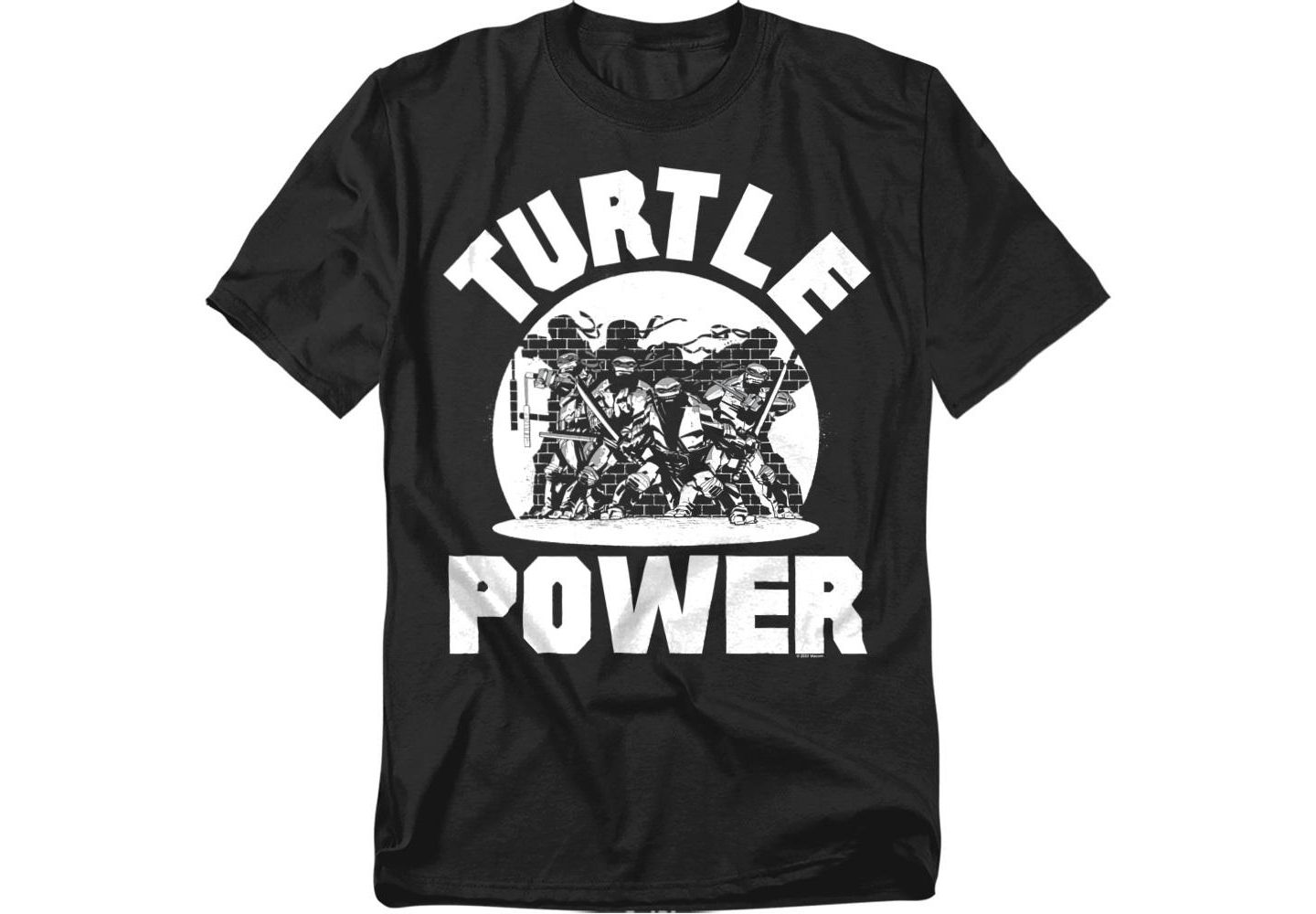 Мужская футболка Teenage Mutant Ninja Turtles Power, цвет: Чёрный — фото 1