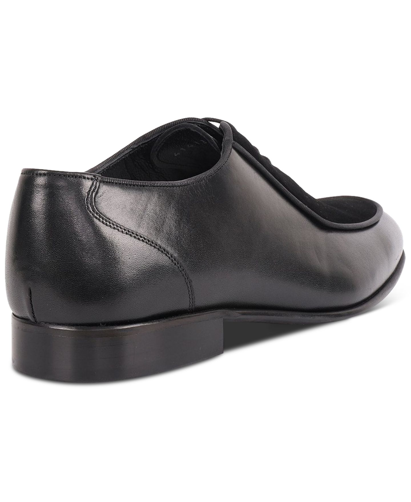 Обувь VELLAPAIS Men's Ovalo Lace-Up Oxford Dress Shoes, цвет: Чёрный — фото 3
