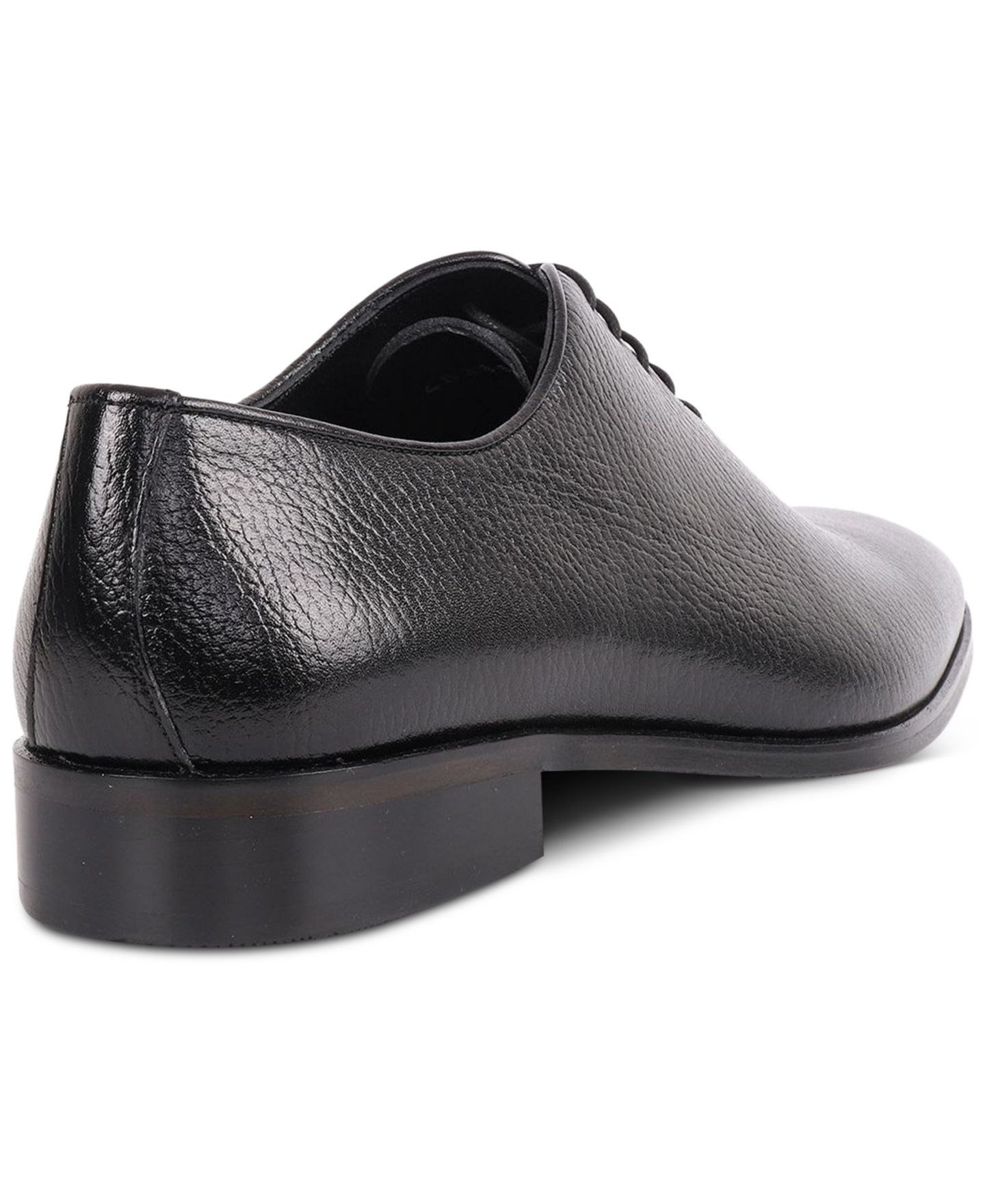 Обувь VELLAPAIS Men's Newark Wholecut Oxford Lace-Up Dress Shoes, цвет: Чёрный — фото 3