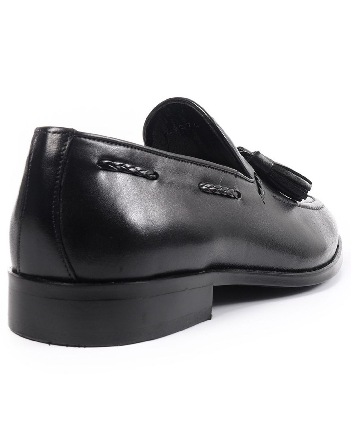 Мужские туфли VELLAPAIS Fairfield Tassel Slip-On, цвет: Чёрный — фото 3