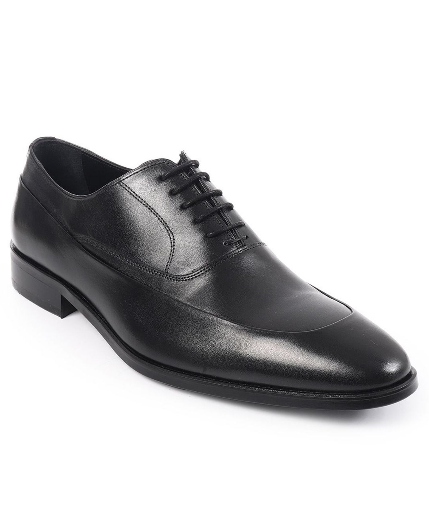 Обувь VELLAPAIS Men's Ballard Oxford Lace-Up Dress Shoes, цвет: Чёрный — фото 1