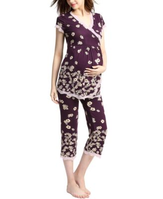 Maternity kimi + kai Ashley Nursing Pajama Set