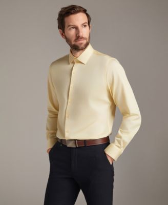 Men's Diamond Dobby Slim Fit Dress Shirt