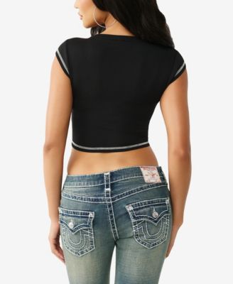 Women's V-Notch Rib T-Shirt