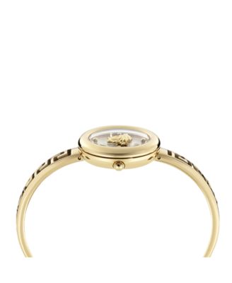 Women's Medusa Eclipse IP Yellow Gold Bracelet Watch, 28mm