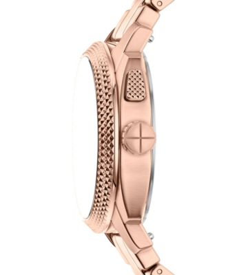 Men's Machine Big Tic Rose Gold-Tone Stainless Steel Watch, 41mm