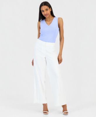 Women's Clean-Waist Wide-Leg Pants