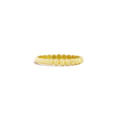 Gold Beaded Ring 14K