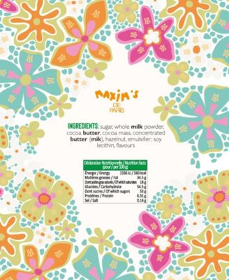 Orange Floral Easter Egg Tin Chocolate Eggs, 12-Pc.