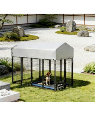 Large Outdoor Dog Kennel, Spacious Animal Shelter