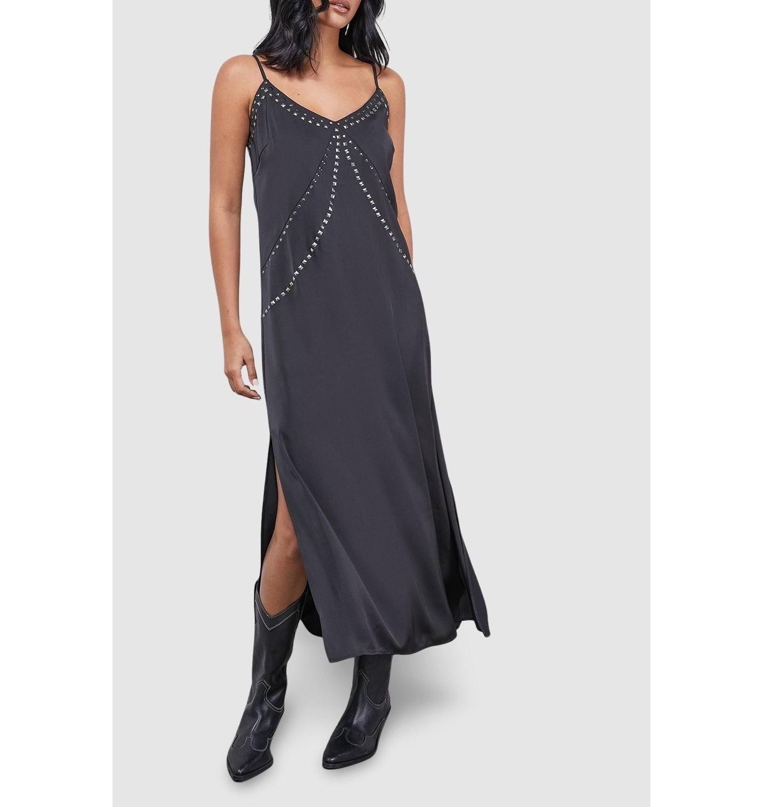 Women's Premium Stud Embellished Slip Dress