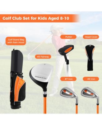 Junior Complete Golf Club Set for Kids Ages 8-10