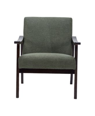 Mid-Century Modern Chair with Solid Wood Frame