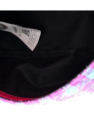 East West Medusa Icon Chain Flap Bag Quilted Tweed