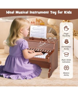 25-Key Kids Piano Keyboard with Adjustable Speed & Teaching Mode for Easy Musical Learning