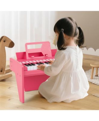 25-Key Children's Piano Keyboard, Adjustable Speed & Volume for Early Music Education and Fun