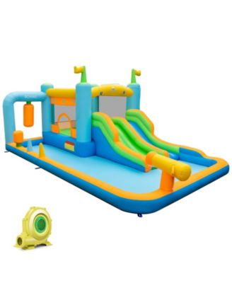 Giant Inflatable Water Slide for Kids Ages 3-10, 735W Blower Included