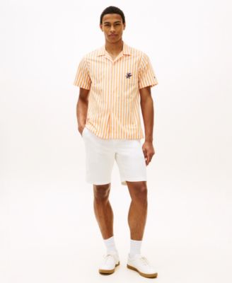 Men's Papertouch Striped Short-Sleeve Shirt