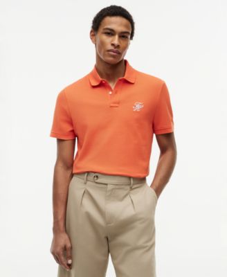 Men's Short-Sleeve Script Logo Polo Shirt