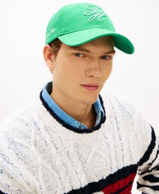 Men's Script Soft Six Panel Embroidered Logo Cap