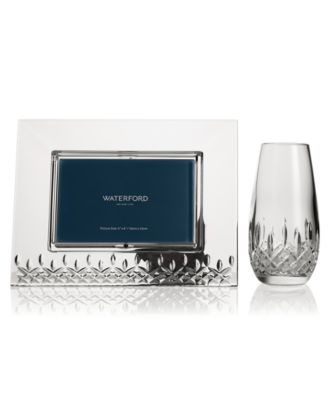 Lismore Essence 4" x 6" Picture Frame and Bud Vase, 2-Piece Set