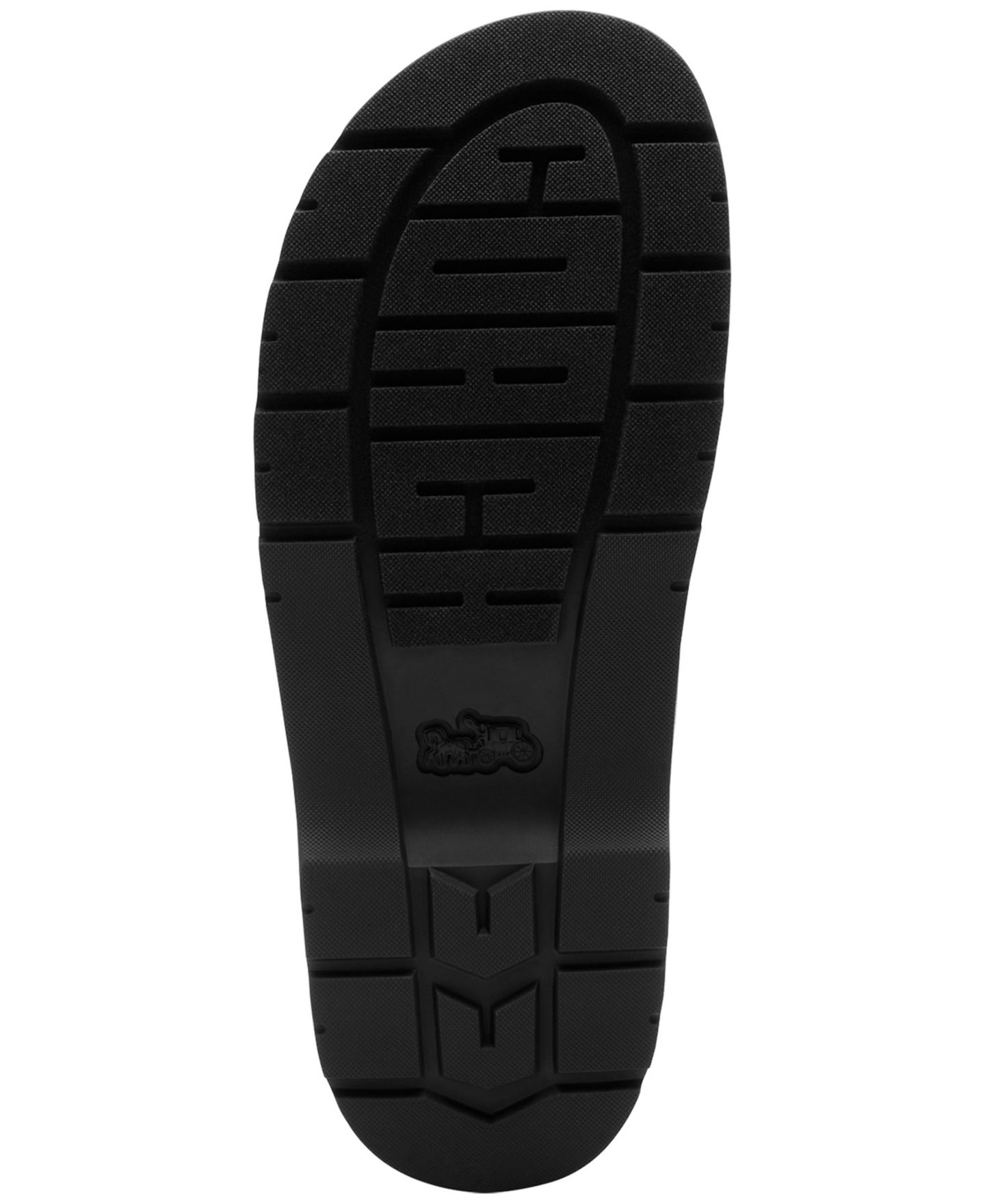 Мужские сабо COACH Round Toe Sport Clogs, цвет: Графитовый / Чёрный — фото 5