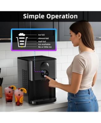 Portable Nugget Ice Maker, 44 lbs/Day, Self-Dispensing