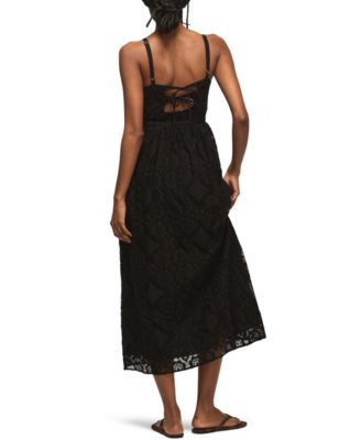 Women's Sweetheart Neck Drop Waist Ballet Midi Dress