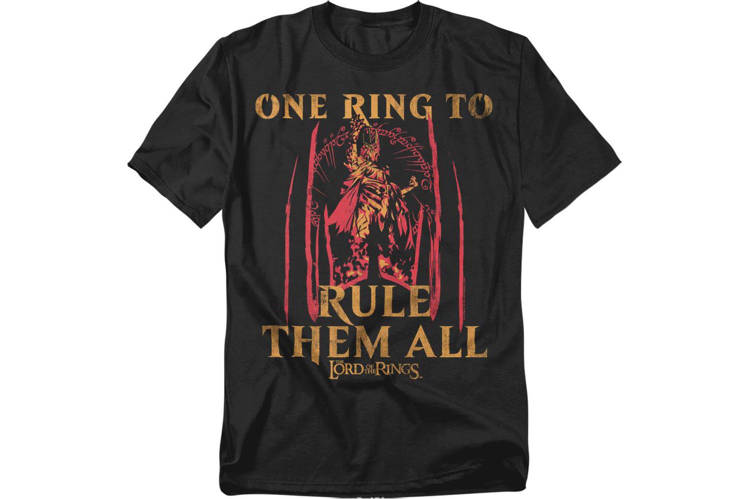 Big & Tall Sauron Helmet And Ring T-Shirt