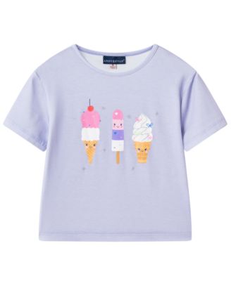 Girls' 2T-4T Short-Sleeve T-Shirt and Shorts Pajama Set
