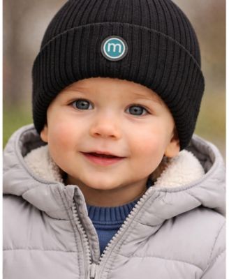 Kids Cozy Basic Ribbed Rayon-Blend Knit Beanie