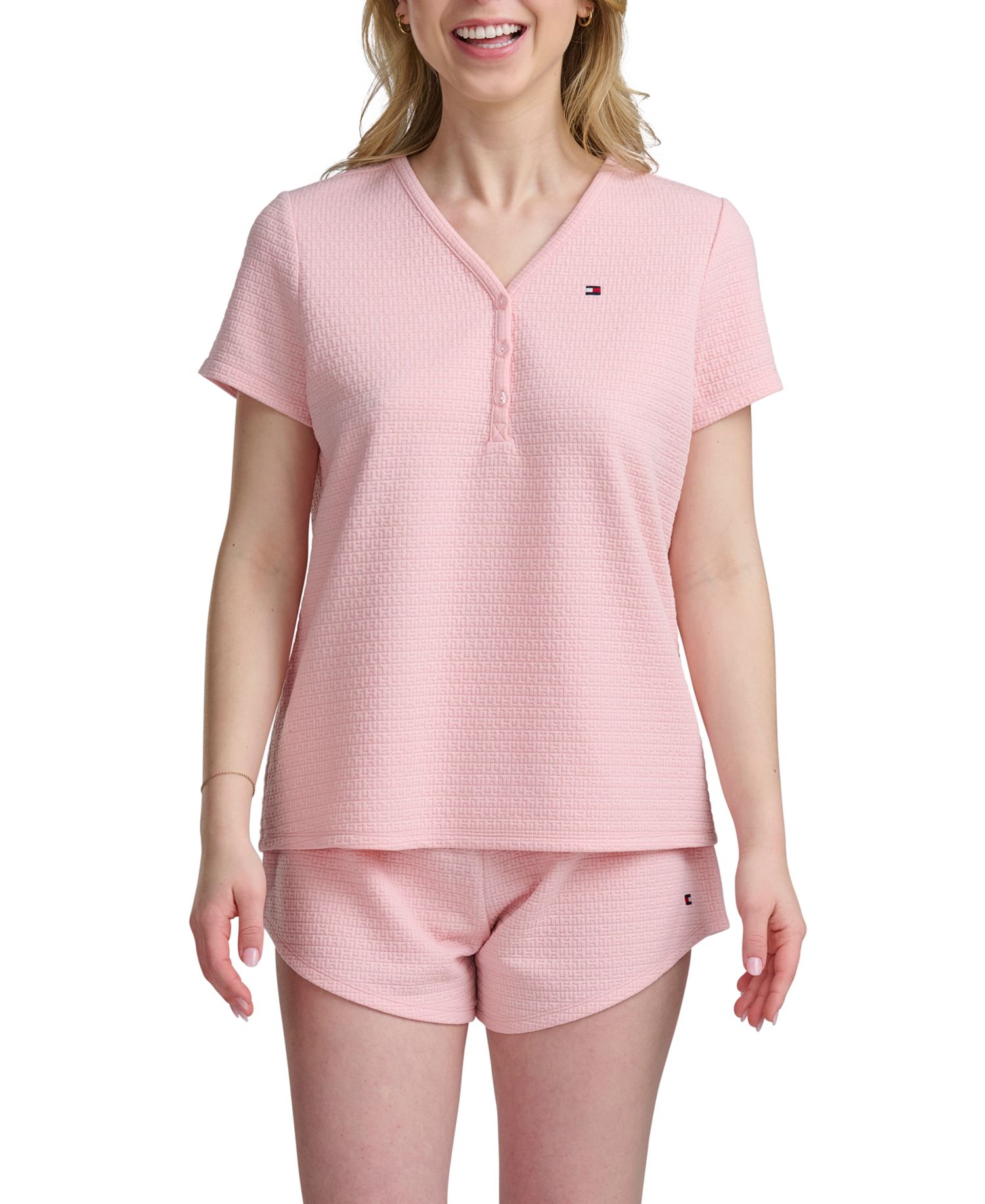 Women's 2-Piece Henley and Boxer-Set