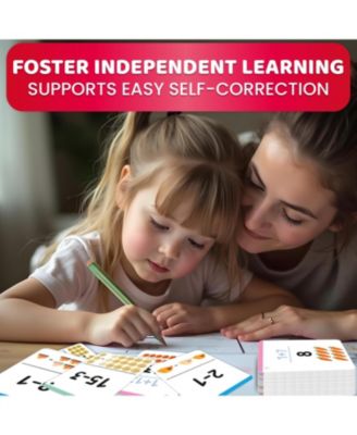 Math Flash Cards Set for Kids Ages 4-8 – Addition & Subtraction & Multiplication, Financial Literacy