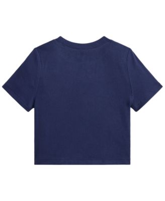 Girls' 7-16 Ribbed Boxy T-Shirt