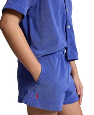 Girls' 7-16 Terry Shirt & Short, 2-Piece Set