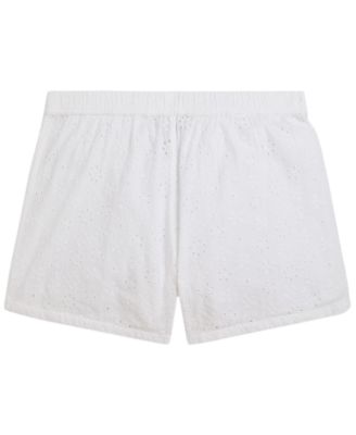 Girls' 7-16 Eyelet Cotton Short