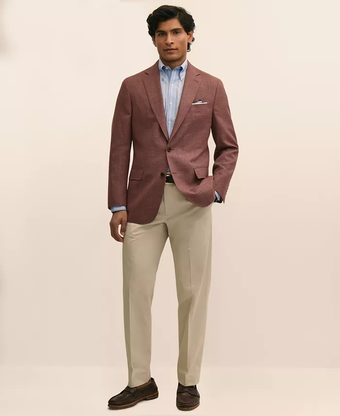 Brooks Brothers Men's Notch Lapel Collar Blazer - thumbnail 2