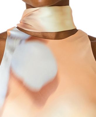 Juniors' Jaidan Halter Neck Maxi Dress