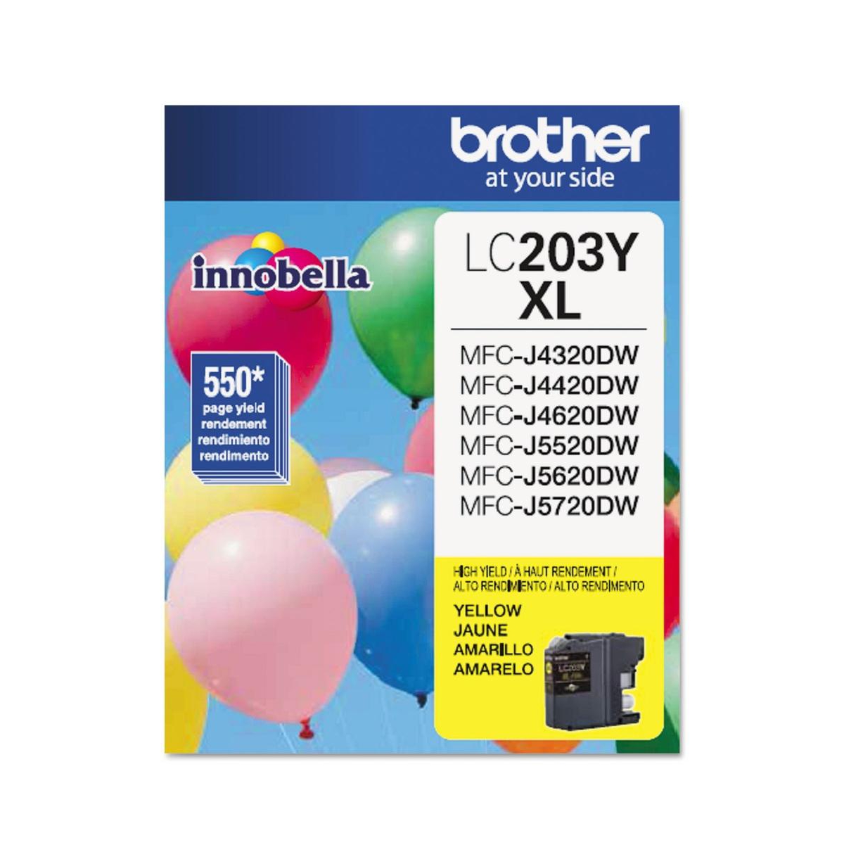 Brother LC203Y Innobella 550 Page-Yield High-Yield Ink