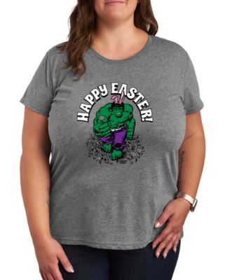 Plus Size Easter Hulk Short-Sleeve Graphic T-Shirt