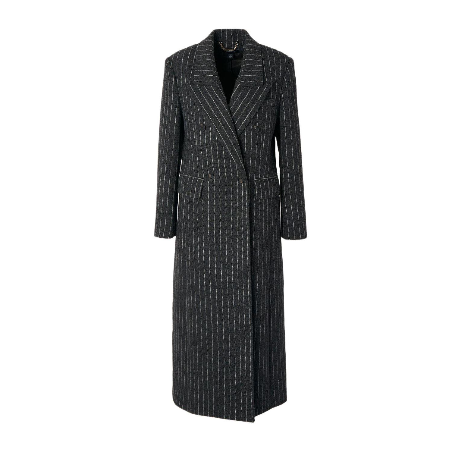 Women's Double Breasted Tailored Maxi Coat